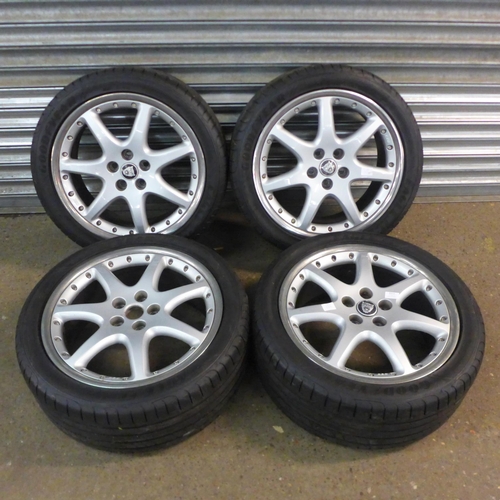 2311 - A set of four Jaguar BBS alloy wheels and tyres size R18