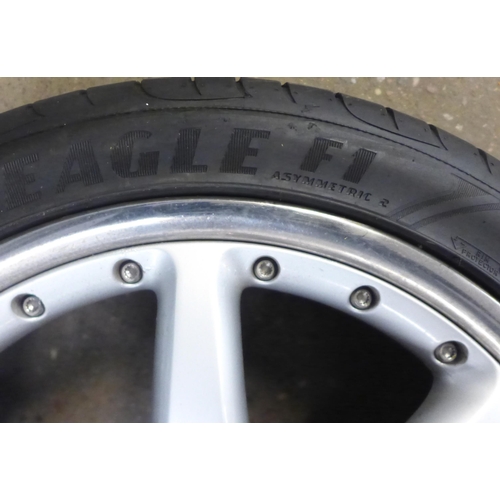 2311 - A set of four Jaguar BBS alloy wheels and tyres size R18