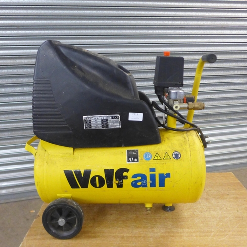 2323 - A Wolf Air Cherokee II 24l air compressor