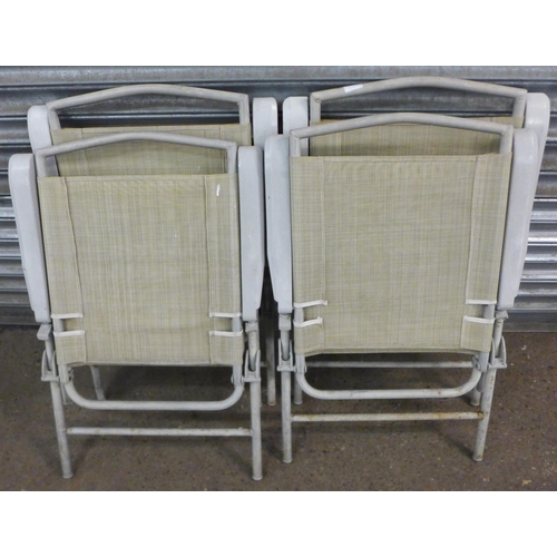 2336 - 7 Folding garden chairs