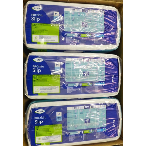 2337 - 16 Packs of incontinence pads and pants including Tena Proskin Slip pants, Vivactive shaped pants an... 