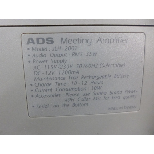 2342 - An ADS JLH-2002 35w meeting amplifier