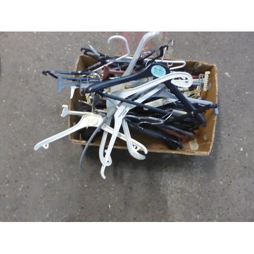 2362 - 4 Boxes of assorted coat hangers