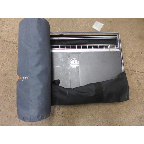 2364 - A Hi-gear sleeping mat and folding camping kitchen