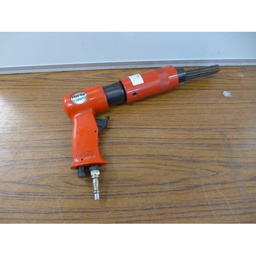 2031 - 3 Pneumatic garage tools including a Clarke Air needle scaler, a Clarke X Pro CAT 131 1/2