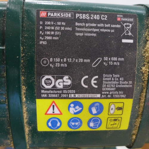 2047 - A Parkside grinder and sander (PSBS240CZ)