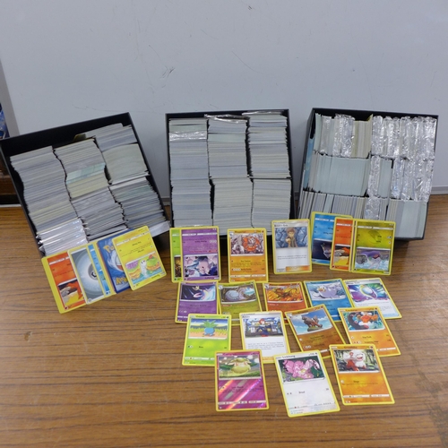 2076 - A collection of more than 4500 assorted Pokémon cards and other collectable cards