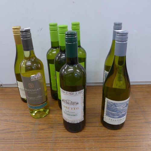 2089 - 5 Bottles of assorted white wine