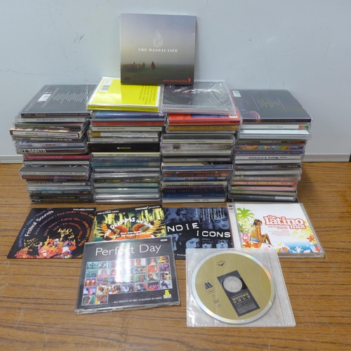 2119 - A box of approx. 80 CDs - various genres