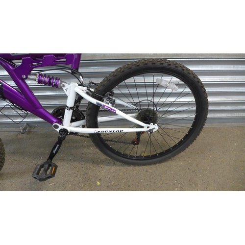 2167 - A Dunlop Sport DS24LDS dual suspension mountain bike - Police repossession