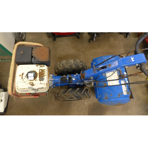 2180 - A Camon Tracmaster petrol powered rotavator/cultivator with a Honda GX240 petrol engine