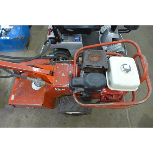 2182 - A Barreto 1320 hydraulic drive rotavator/tiller with a 13hp Honda engine