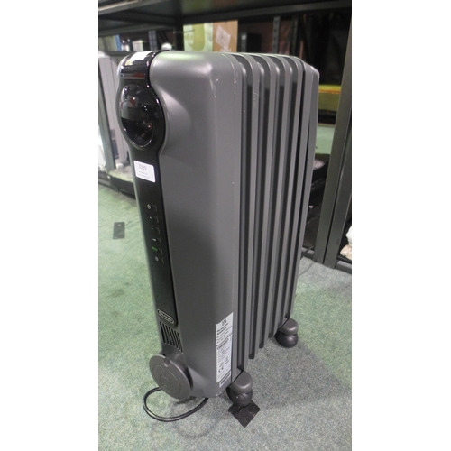 3329 - Delonghi Oil Filled Grey Radia S Radiator  (315-281) *This lot is subject to VAT