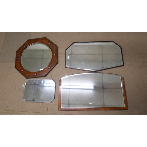 301 - Four assorted mirrors