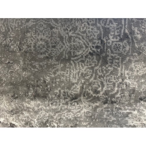 1456A - A grey ground contemporary carpet with an all over vintage look, 3 x 2m