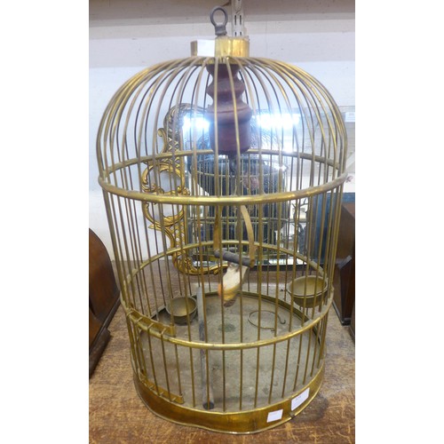 324 - A metal bird cage