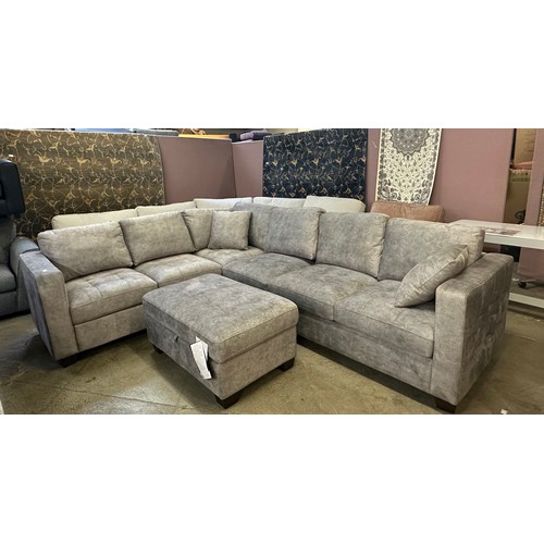 1302 - A Kylie Corner Sofa with Storage Ottoman, original RRP £1083.33 + VAT (4196-11) *This lot is subject... 