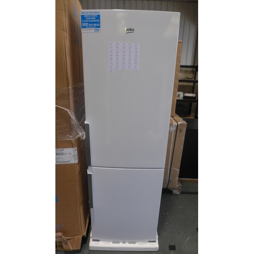 3069 - Beko 60/40 white fridge/freezer - model CSP3685W - (AP.FF.BEK.001) - boxed/sealed * this lot is subj... 