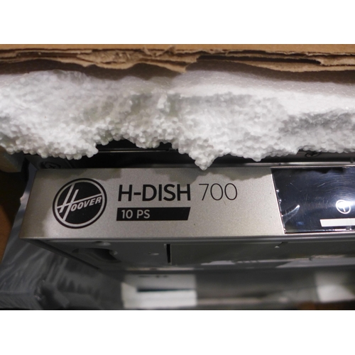 3120 - Hoover integrated slimline dishwasher - model HDIH2T1047-80 (AP.DW.HVR.007), H820 x W448 x D550mm - ... 