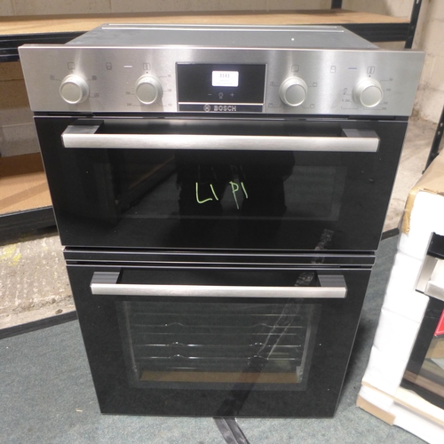 3141 - Bosch double oven - model MHA133BROB (429)   * This lot is subject to vat