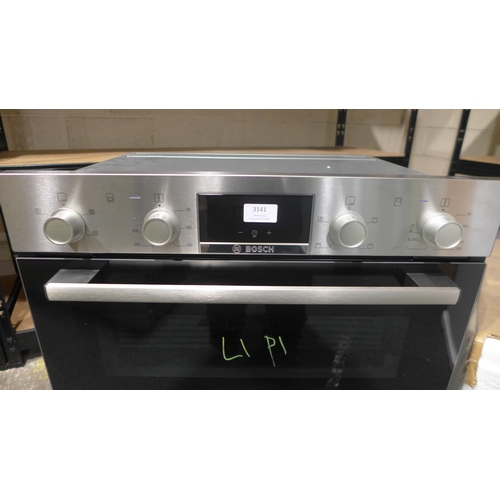 3141 - Bosch double oven - model MHA133BROB (429)   * This lot is subject to vat