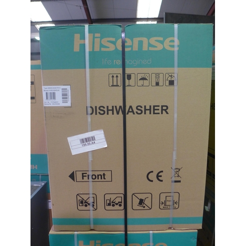 3360 - Hisense fully integrated dishwasher - model HV603D40UK, H815 x W596 x D556mm (AP.DW.HIS.001) - boxed... 