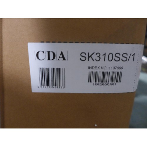 3065 - CDA single multi-function oven - model SK310SS/1, H595 x W595 x D567mm (AP.OS.CDA.136) - display * t... 