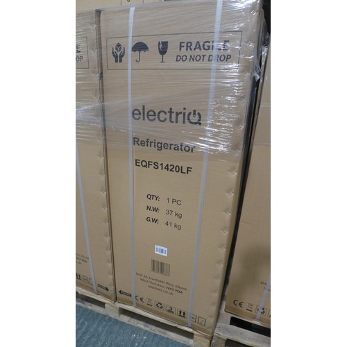 3195 - Electriq white freestanding larder fridge - model EQFS1420LF (AP.FF.ELQ.002) - boxed/sealed * this l... 