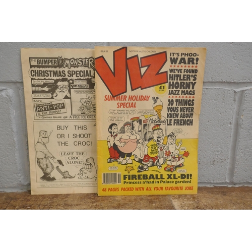 1143 - A copy (reprint) of the first Viz comic, The Bumper Monster Christmas Special and issue no. 55