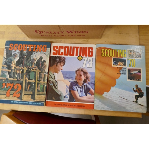 1144 - A collection of 1970s-1990s scouting annuals and magazines **PLEASE NOTE THIS LOT IS NOT ELIGIBLE FO... 