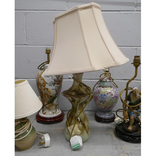 1153 - Five table lamps **PLEASE NOTE THIS LOT IS NOT ELIGIBLE FOR POSTING AND PACKING**