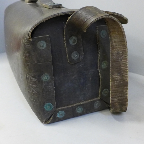 646 - A British Railways leather bag