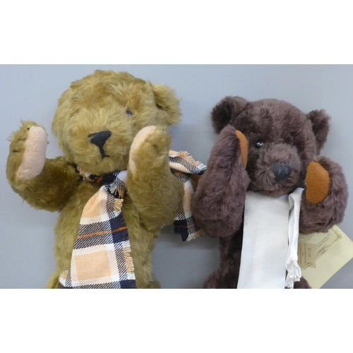 745A - A Dean's limited edition teddy bear and one other Teddy bear