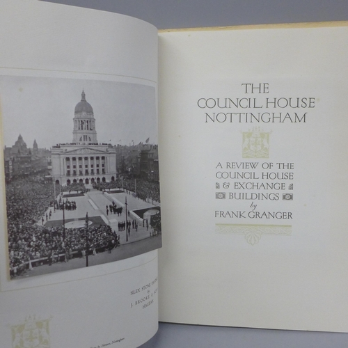 752 - One volume, souvenir issue, Nottingham New Exchange Buildings and Council House, 1929
