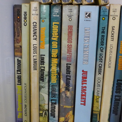 775 - A collection of Corgi Western paperback books