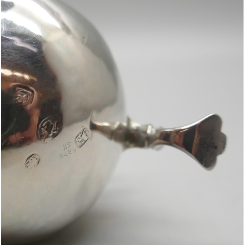 869 - A George II silver jug, London 1758, 58g