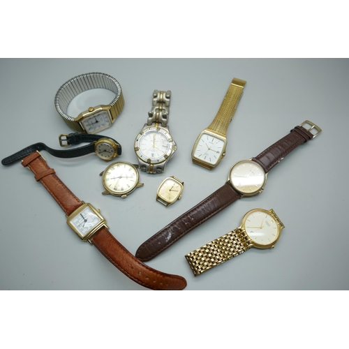 883 - A collection of wristwatches