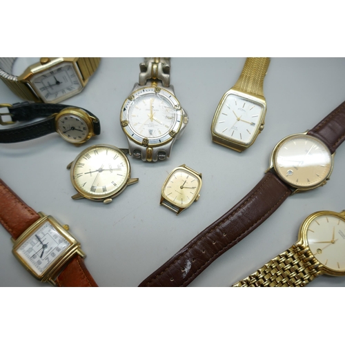 883 - A collection of wristwatches