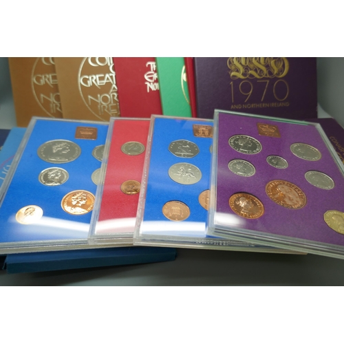 908 - Fourteen Coinage of GB and NI sets