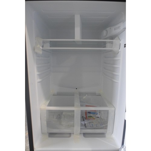 3371 - Hotpoint black first edition 50/50 split freestanding fridge freezer - model HBD5517BUK (AP.FF.HTP.0... 