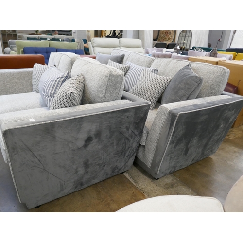 1414 - A Kano three seater sofa and two seater sofa