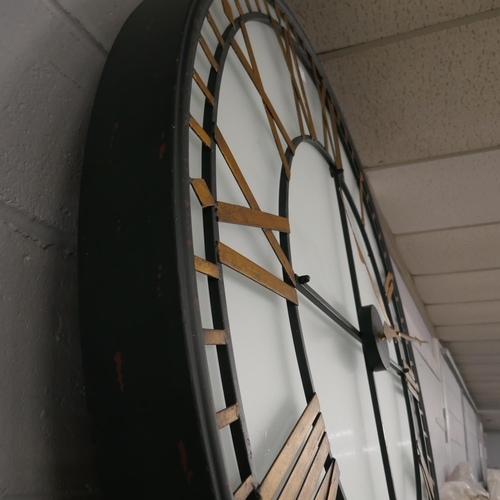 1467 - A 120mm diamond illuminated Westminster clock