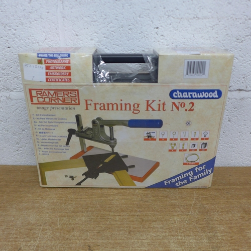 2030 - A Charnwood framing kit no. 2 in case - sealed and unused