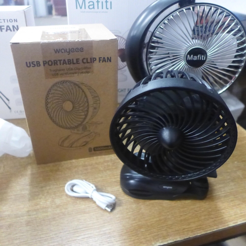 2068 - A box of approx. 15 multi-function fans