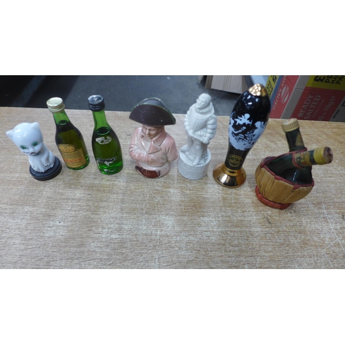 2083 - 41 Assorted miniatures including Malcolm Cowen, Alpa, mini Champagne, wine, etc.