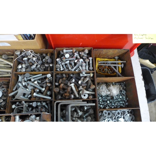 2125 - A large quantity of fixing kits, nuts, bolts, washers, shield anchors etc.
