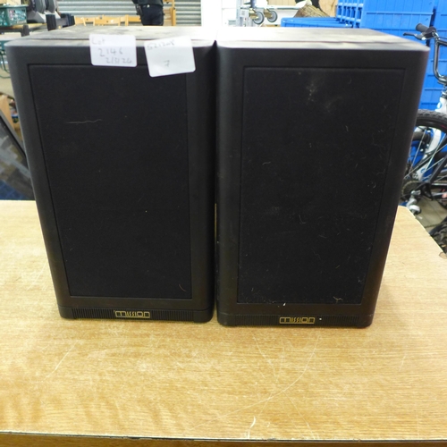 2146 - A pair of Mission 760i 25-75w speakers