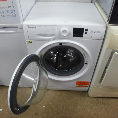 2168 - A Hotpoint white 7kg washing machine - S/N 561951011889