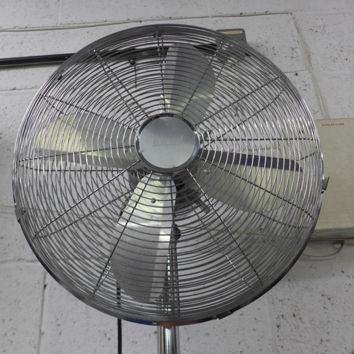 2170 - An Icy-cool multi-function steel pedestal floor fan