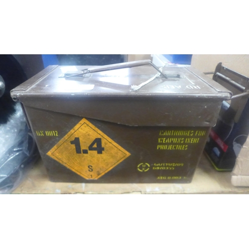 2382 - A Nato RD 37mm baton AEP ammunition box (46120-01)